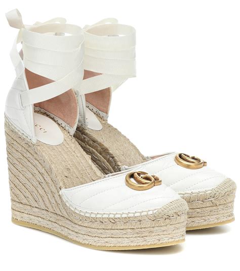 gucci white espadrilles|gucci platform espadrilles.